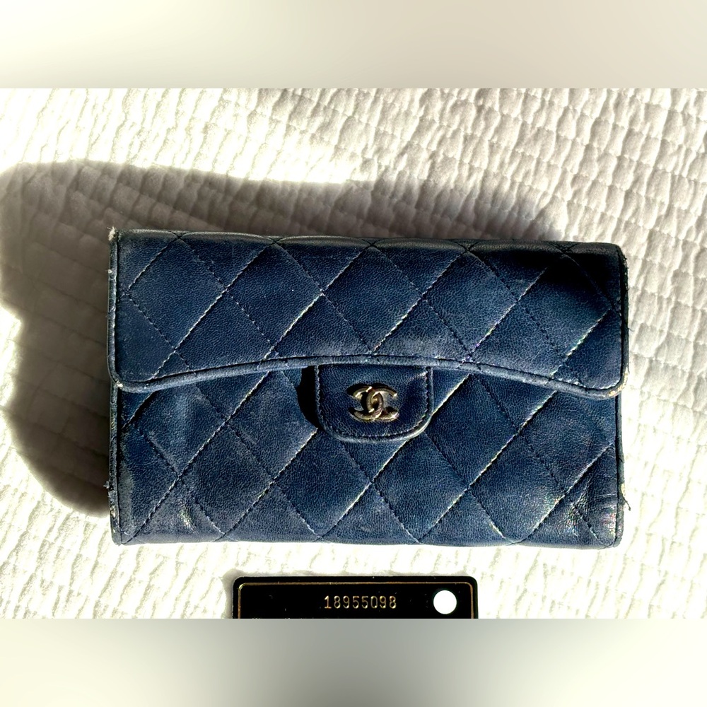 Chanel Quilted Flap Wallet